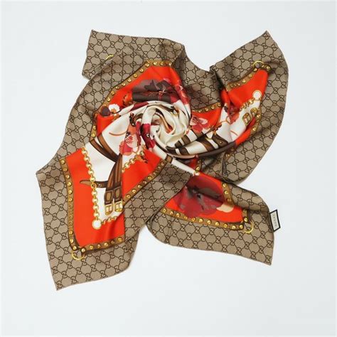 foulard gucci topolino|Gucci Foulard in seta GG jacquard.